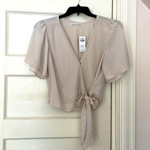 Abercrombie wrap top